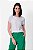 BLUSA MANGA CURTA CREPE OFF WHITE JULLY ESSENTIAL - Imagem 4
