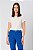 BLUSA MANGA CURTA CREPE OFF WHITE JULLY ESSENTIAL - Imagem 3