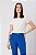 BLUSA MANGA CURTA CREPE OFF WHITE JULLY ESSENTIAL - Imagem 2