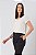 BLUSA MANGA CURTA CREPE DECOTE V OFF WHITE CLARA ESSENTIAL - Imagem 5