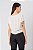 BLUSA MANGA CURTA CREPE DECOTE V OFF WHITE CLARA ESSENTIAL - Imagem 9