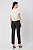 BLUSA MANGA CURTA CREPE DECOTE V OFF WHITE CLARA ESSENTIAL - Imagem 10