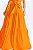 VESTIDO LONGO VISCOSE LARANJA MEL - Imagem 5