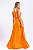 VESTIDO LONGO VISCOSE LARANJA MEL - Imagem 8