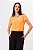 BLUSA CREPE MANGA CURTA LARANJA ALANA - Imagem 5