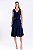 SAIA MIDI VISCOSE AZUL MARINHO NEW PALOMA - Imagem 1