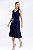 SAIA MIDI VISCOSE AZUL MARINHO NEW PALOMA - Imagem 4