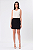 SAIA CURTA CREPE PRETO ANGEL - Imagem 1