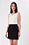 SAIA CURTA CREPE PRETO ANGEL - Imagem 2