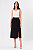 SAIA MIDI CREPE PRETO ANGEL - Imagem 1