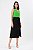 SAIA MIDI CREPE PRETO ANGEL - Imagem 2