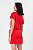 SAIA CURTA CREPE VERMELHO CAMÉLIA - Imagem 14