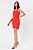 VESTIDO CURTO CREPE VERMELHO DEBORAH - Imagem 7