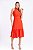 VESTIDO MIDI CREPE VERMELHO DEBORAH - Imagem 1
