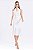 VESTIDO MIDI CREPE OFF WHITE DEBORAH - Imagem 1