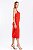 VESTIDO MIDI CREPE VERMELHO CYNTHIA - Imagem 2
