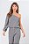 BLUSA CINZA STRIPE SLIM - Imagem 1
