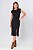 VESTIDO MIDI SUEDE PRETO GABY - Imagem 4