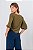 BLUSA MANGA 3/4 VERDE MILITAR LARA - Imagem 12