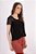 BLUSA CREPE PRETA JOANA - Imagem 2