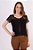 BLUSA CREPE PRETA JOANA - Imagem 6