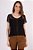 BLUSA CREPE PRETA JOANA - Imagem 4