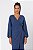 VESTIDO MANGA LONGA AZUL WOOL TECH - Imagem 4