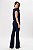 CALÇA FLARE CREPE AZUL MARINHO RAYSSA - Imagem 7
