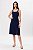 VESTIDO MIDI CREPE AZUL MARINHO RAYSSA - Imagem 1