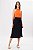 SAIA MIDI CREPE AZUL MARINHO NEW ANGEL - Imagem 3