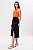 SAIA MIDI CREPE AZUL MARINHO NEW ANGEL - Imagem 8