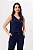 REGATA CREPE AZUL MARINHO RAYSSA - Imagem 1
