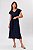 VESTIDO MIDI AZUL MARINHO LINHO WASHED SUSI - Imagem 2