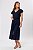 VESTIDO MIDI AZUL MARINHO LINHO WASHED SUSI - Imagem 3