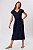 VESTIDO MIDI AZUL MARINHO LINHO WASHED SUSI - Imagem 7