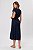 VESTIDO MIDI AZUL MARINHO LINHO WASHED SUSI - Imagem 13