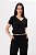 BLUSA CREPE DECOTE V PRETO JOLIE - Imagem 3