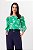 BLUSA OMBRO A OMBRO FLOWER VERDE YASMIN - Imagem 1