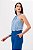 REGATA CREPE AZUL LAILA - Imagem 8