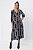 VESTIDO MIDI GEOMETRIC P&B - Imagem 1