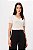 T-SHIRT TRICOT DECOTE V OFF WHITE SOFIA - Imagem 3