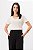 T-SHIRT TRICOT DECOTE V OFF WHITE SOFIA - Imagem 1