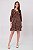 VESTIDO VISCOSE ESTAMPADO BROWN PRINT - Imagem 1