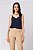 REGATA CREPE AZUL MARINHO LARISSA ESSENTIAL - Imagem 1