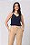 REGATA CREPE AZUL MARINHO LARISSA ESSENTIAL - Imagem 3