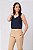 REGATA CREPE AZUL MARINHO LARISSA ESSENTIAL - Imagem 7