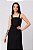 VESTIDO MIDI PRETO LINHO FERNANDA - Imagem 4