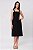 VESTIDO MIDI PRETO LINHO FERNANDA - Imagem 5