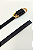 CINTO FINO PRETO FIVELA DOURADA - Imagem 3