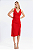 VESTIDO DE CREPE CLAUDIA VERMELHO - Imagem 2